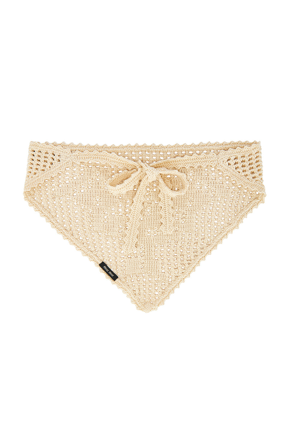 Crochet Filet Headscarf