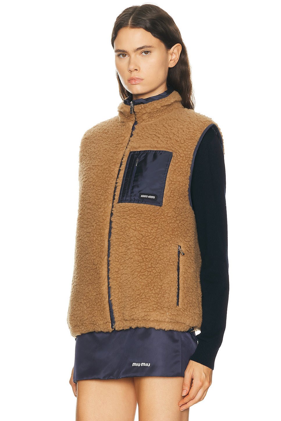 Teddy Ponge'nylon Piumino Vest