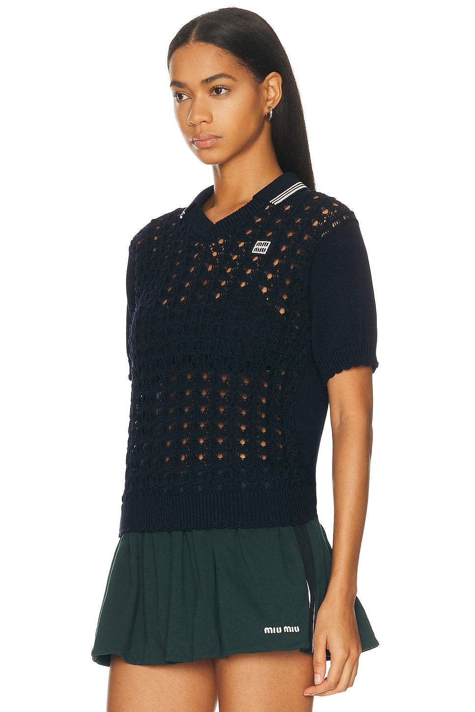 Crochet Polo Top