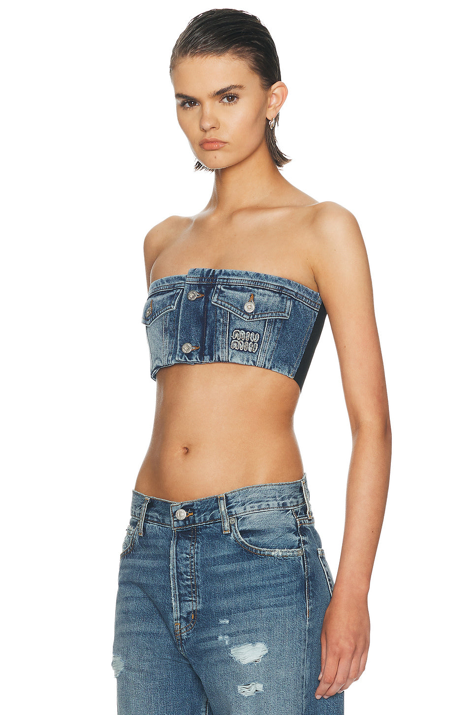 Denim Top in Blue