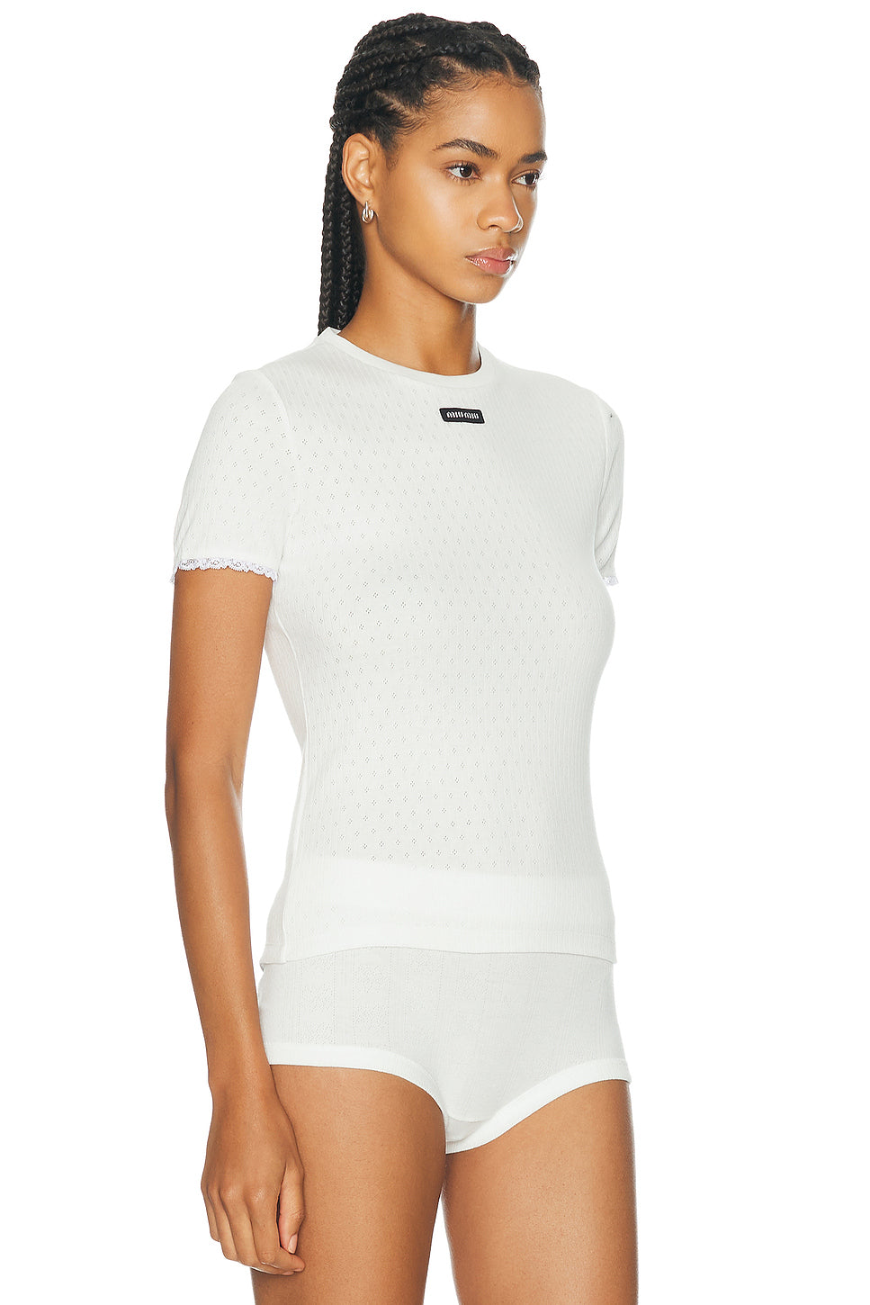 Pointelle Top