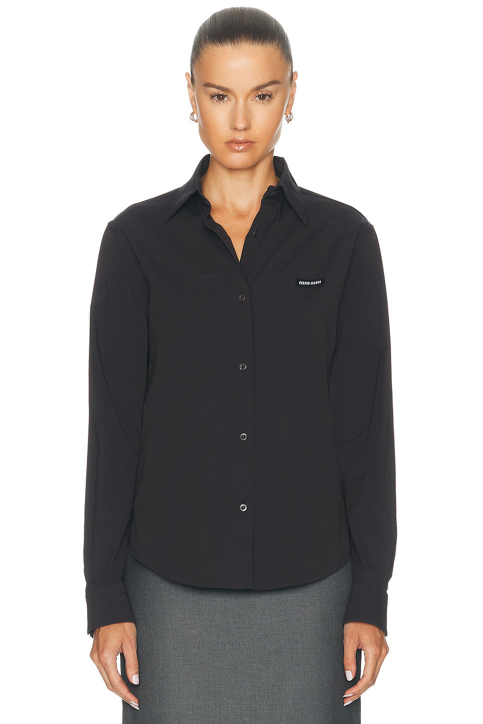 Popeline Stretch Washed Shirt