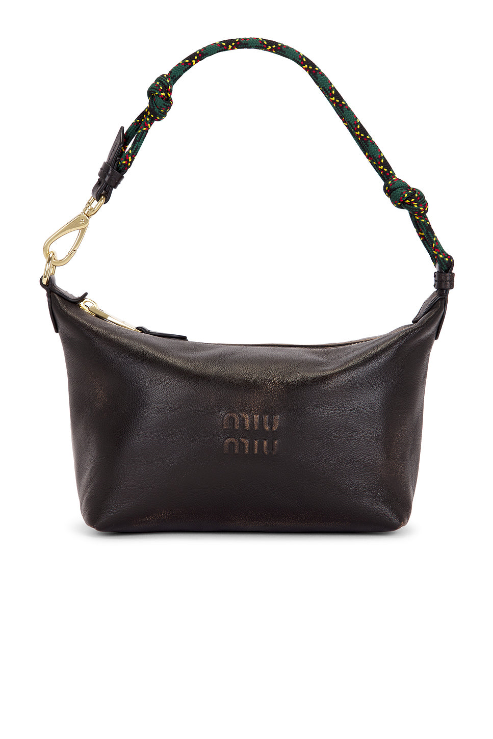 Nappa Old Nastro Tartan Top Handle Bag