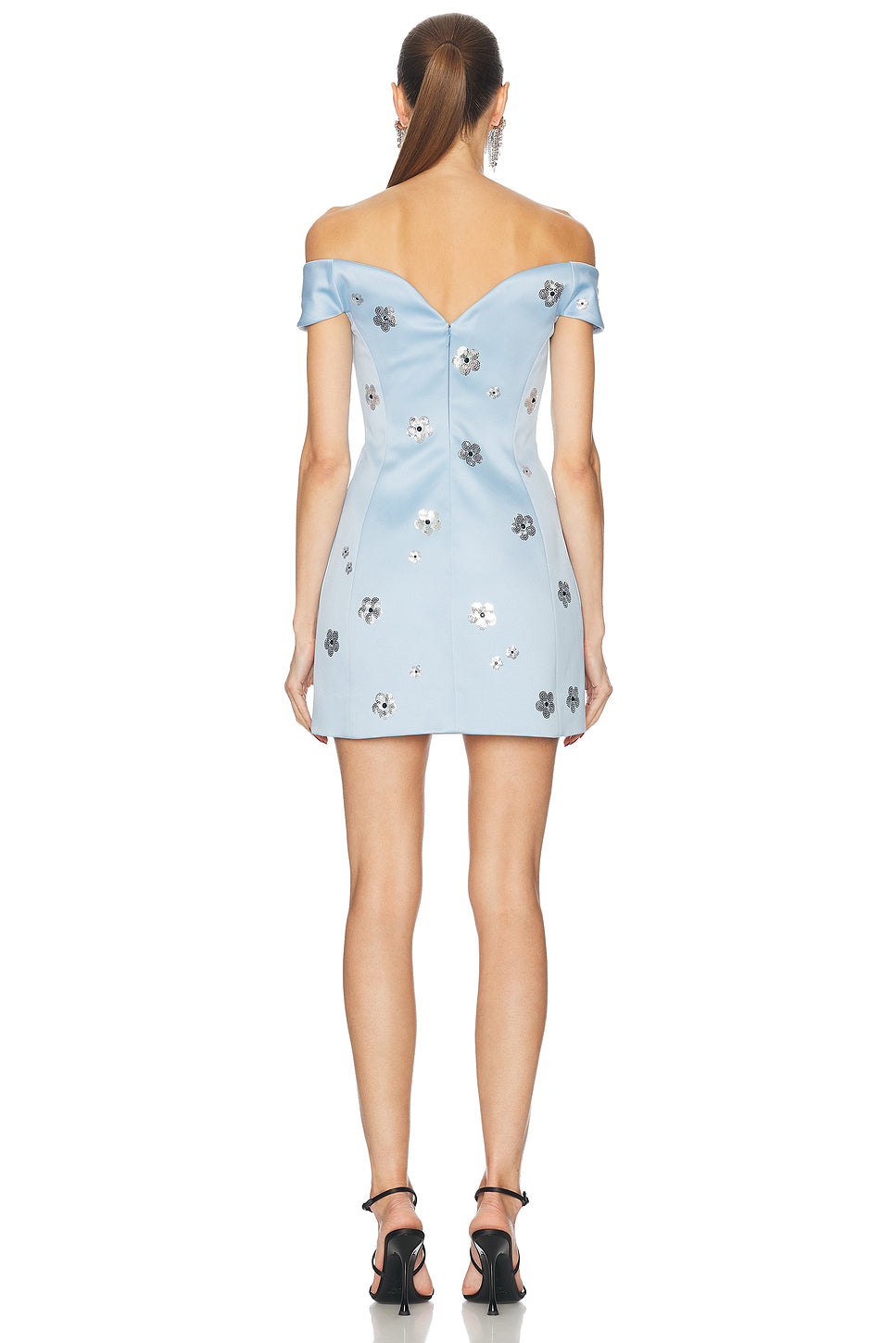 Sequin Daisy Embellished Dress