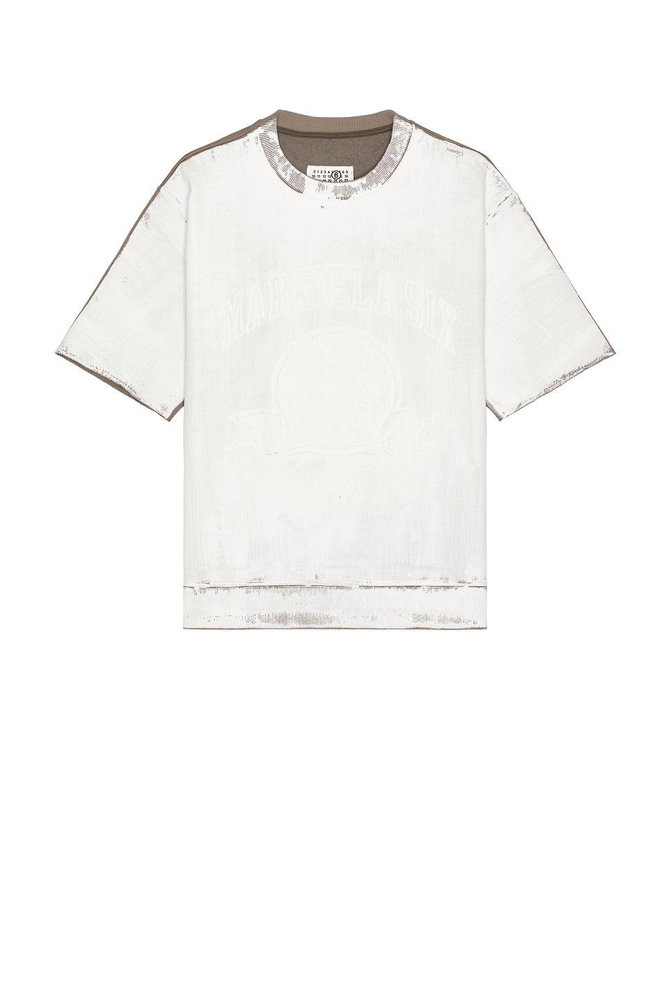 Crew Neck Short Sleeve Sweatshirt