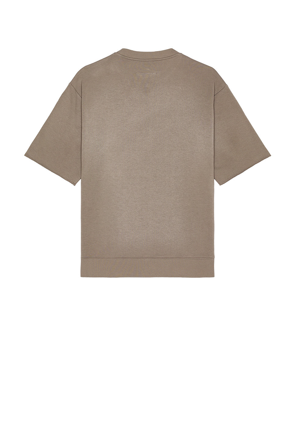 Crew Neck Short Sleeve Sweatshirt