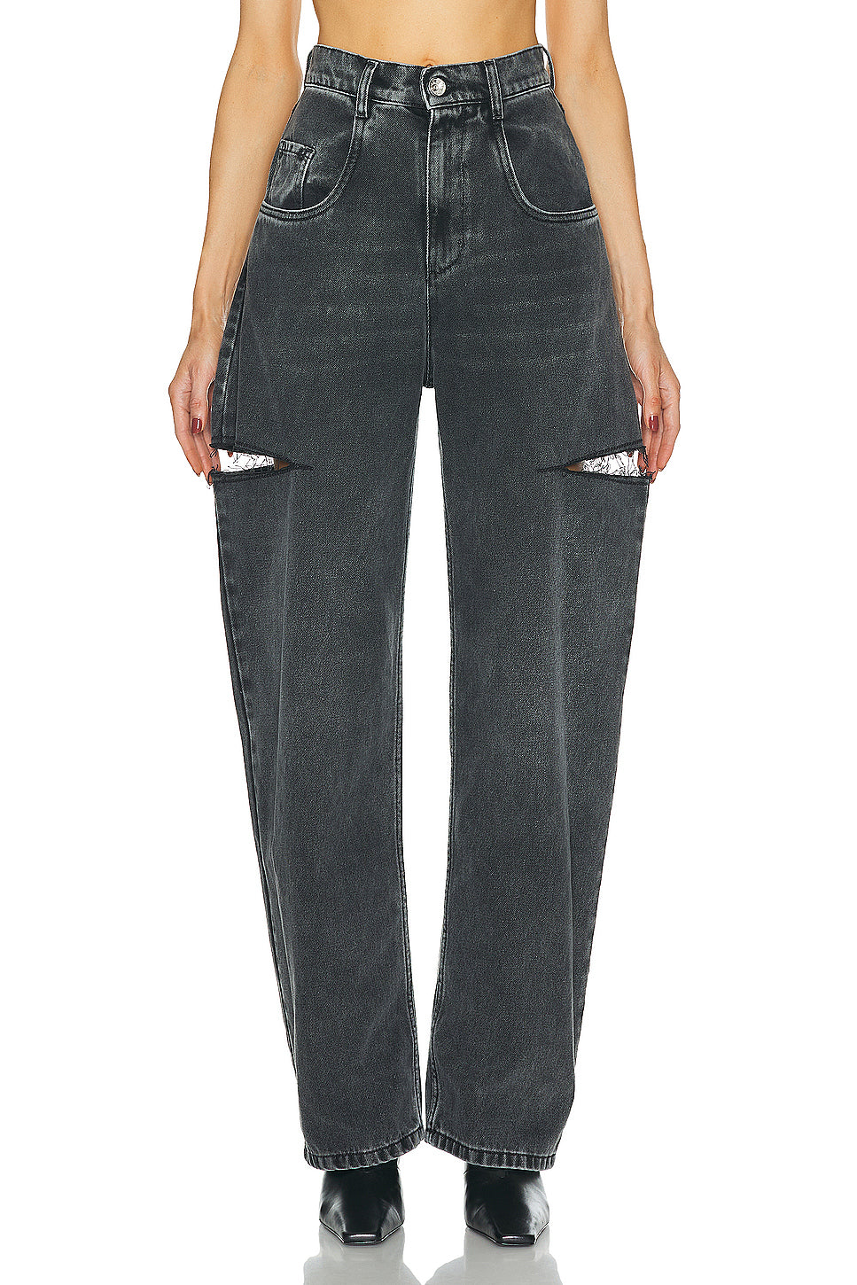 Cut Out Wide Leg