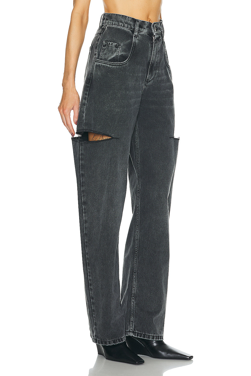 Cut Out Wide Leg