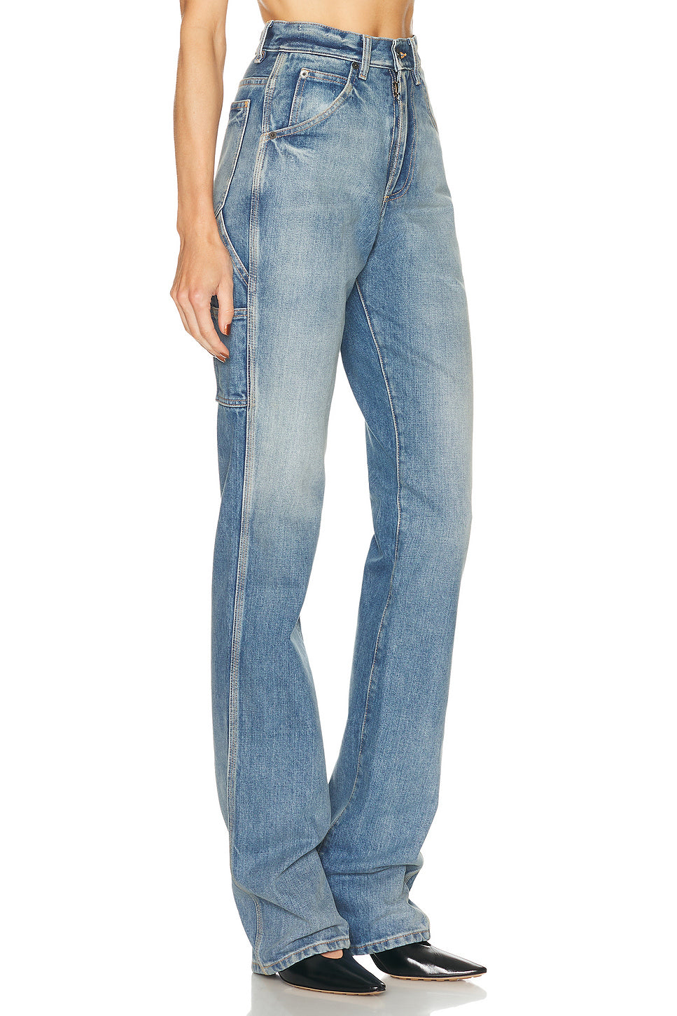 High Waist Straight Leg