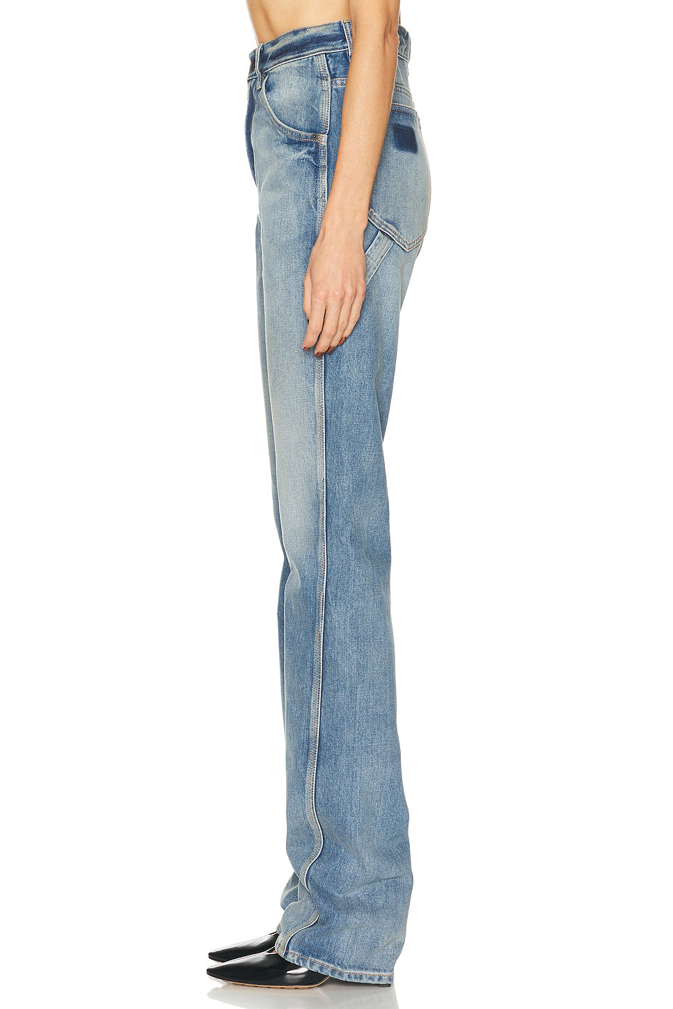 High Waist Straight Leg