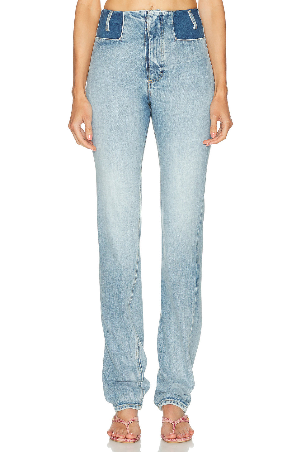 Waistless Straight Leg