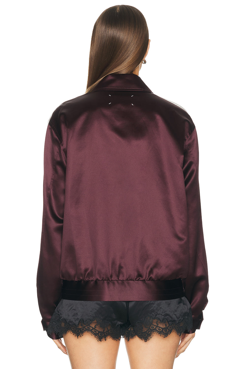 Satin Bomber Jacket