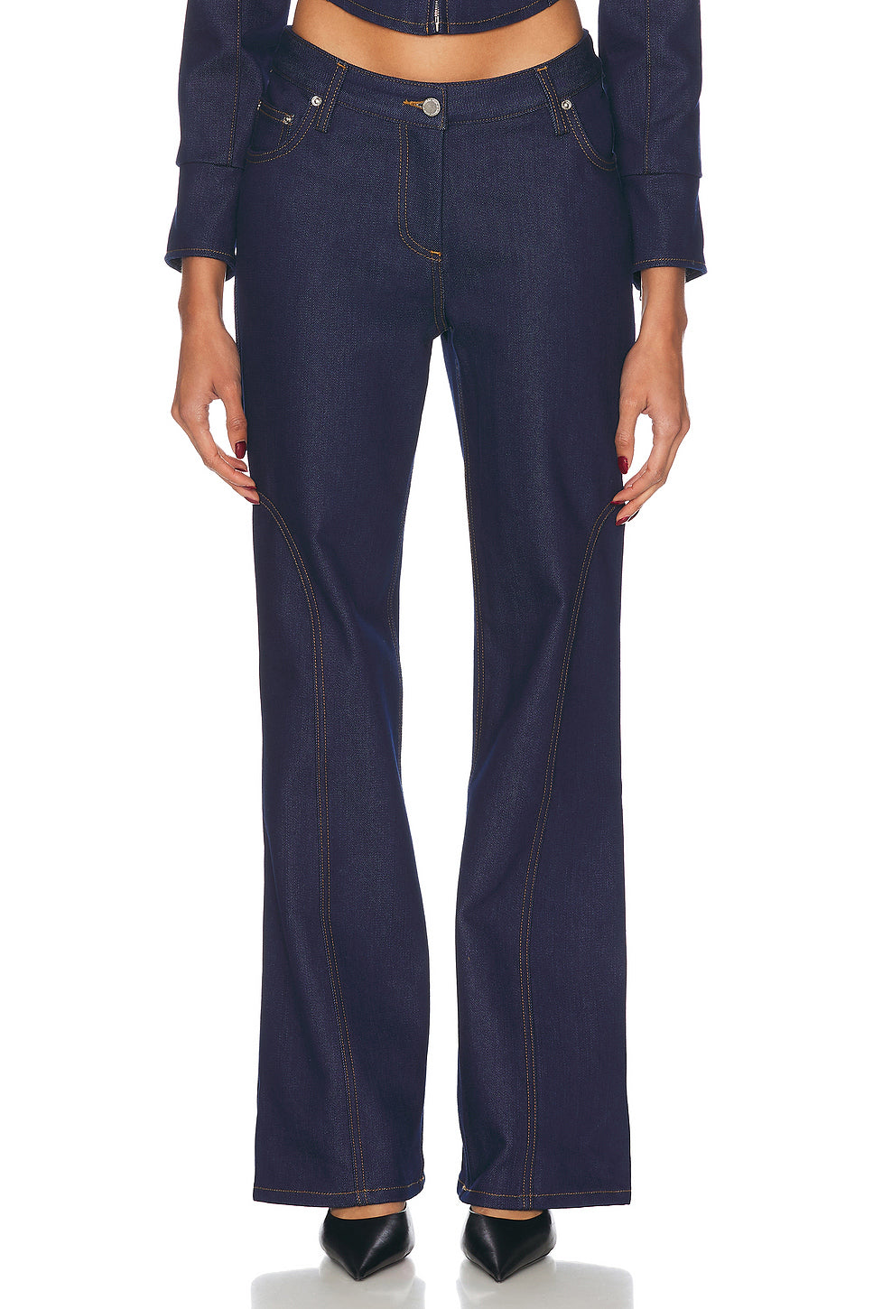 High Rise Bootcut Jeans