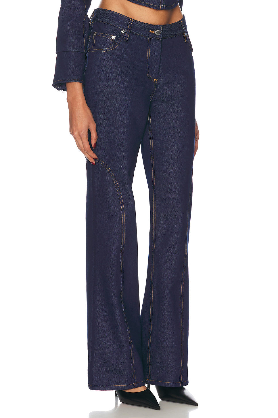 High Rise Bootcut Jeans