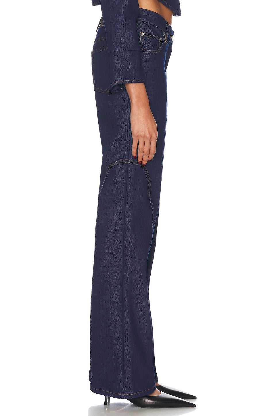 High Rise Bootcut Jeans