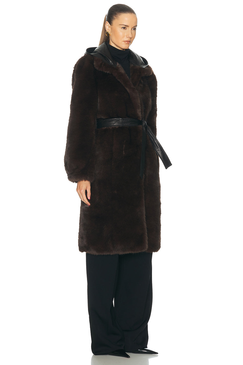 Penny Maxi Faux Fur Coat