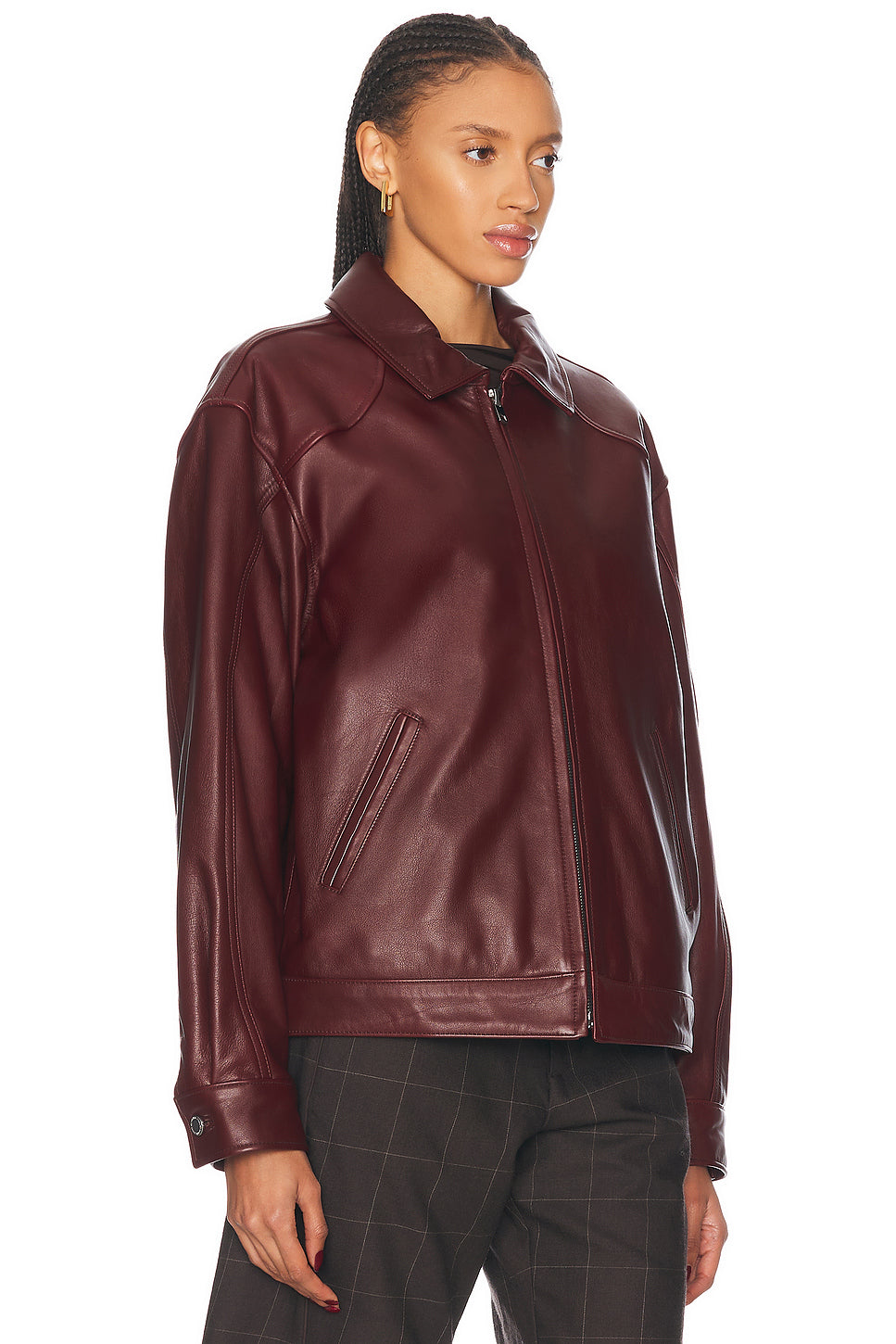 Leather Tall Boy Jacket