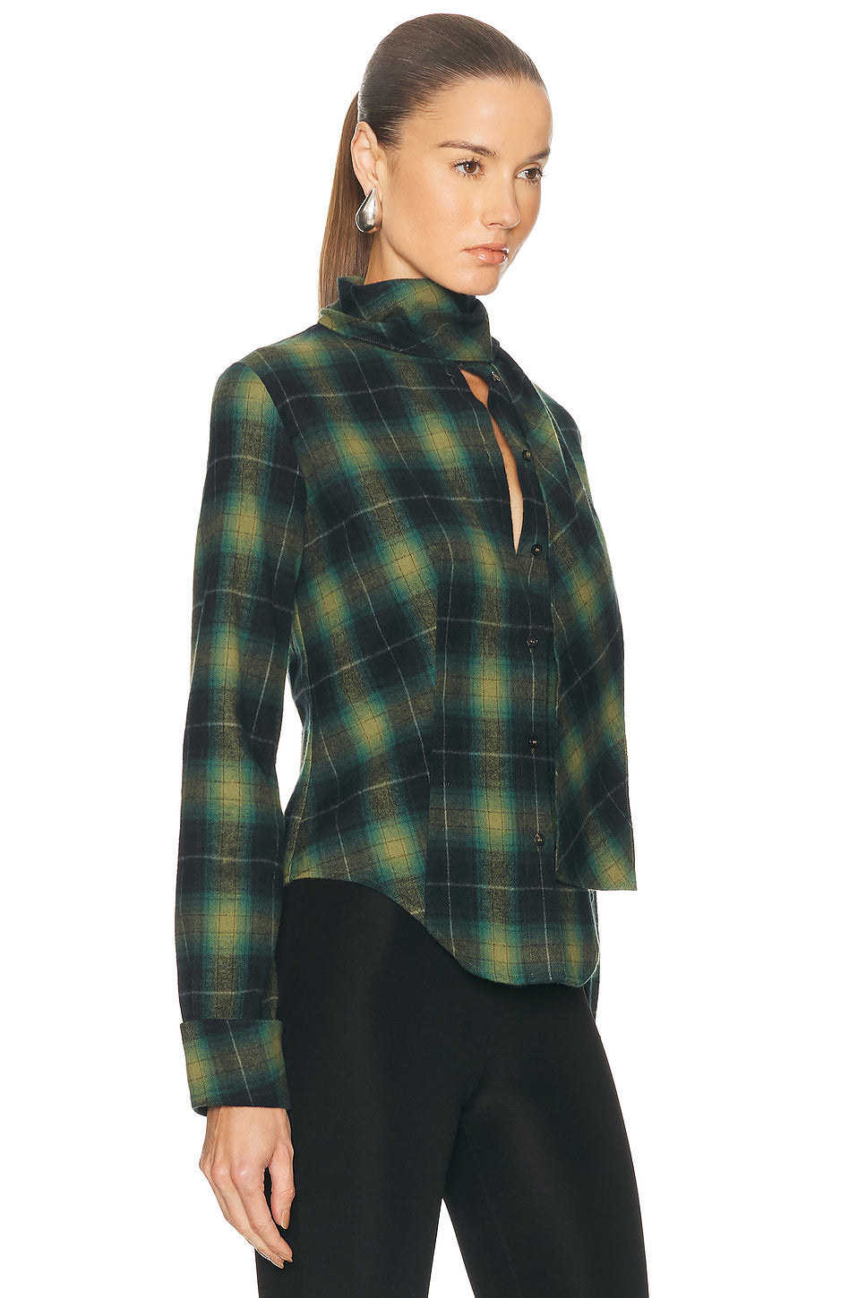 Iris Scarf Shirt