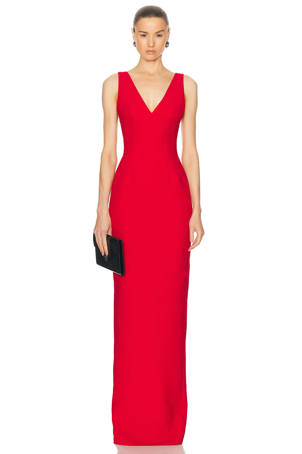Plunging V Neck Dress