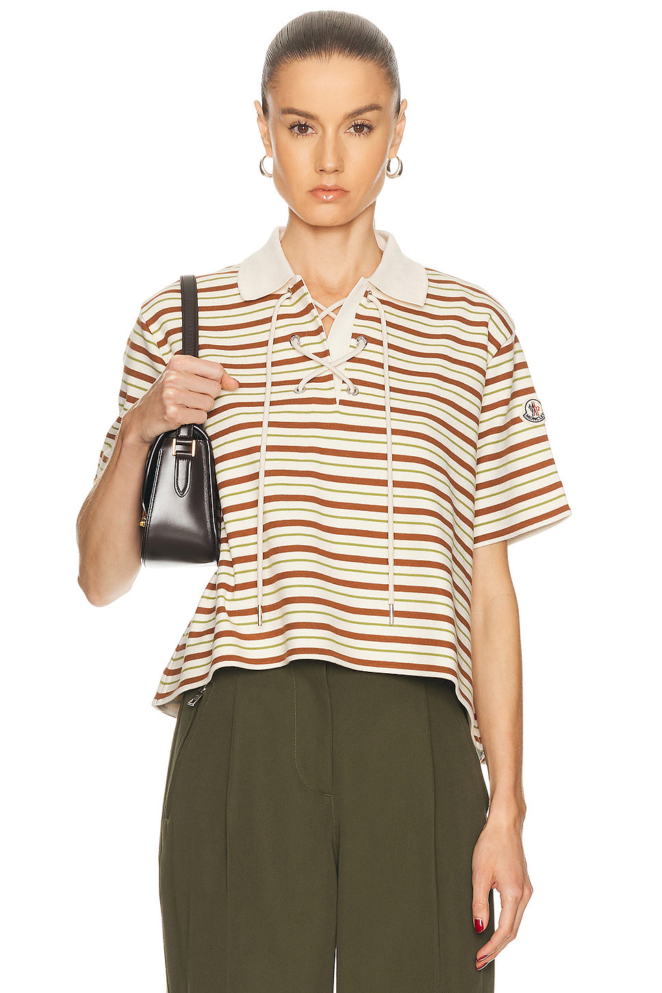 Lace Up Polo