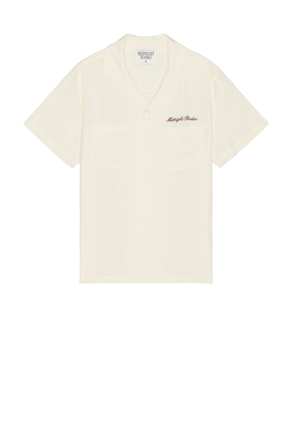 Striped Camp Collar Shirt