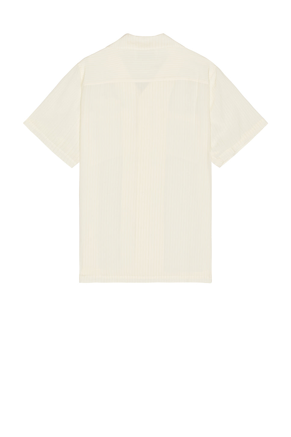 Striped Camp Collar Shirt