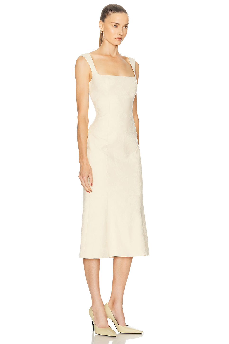 Ingenue Lady Length Dress in Butter