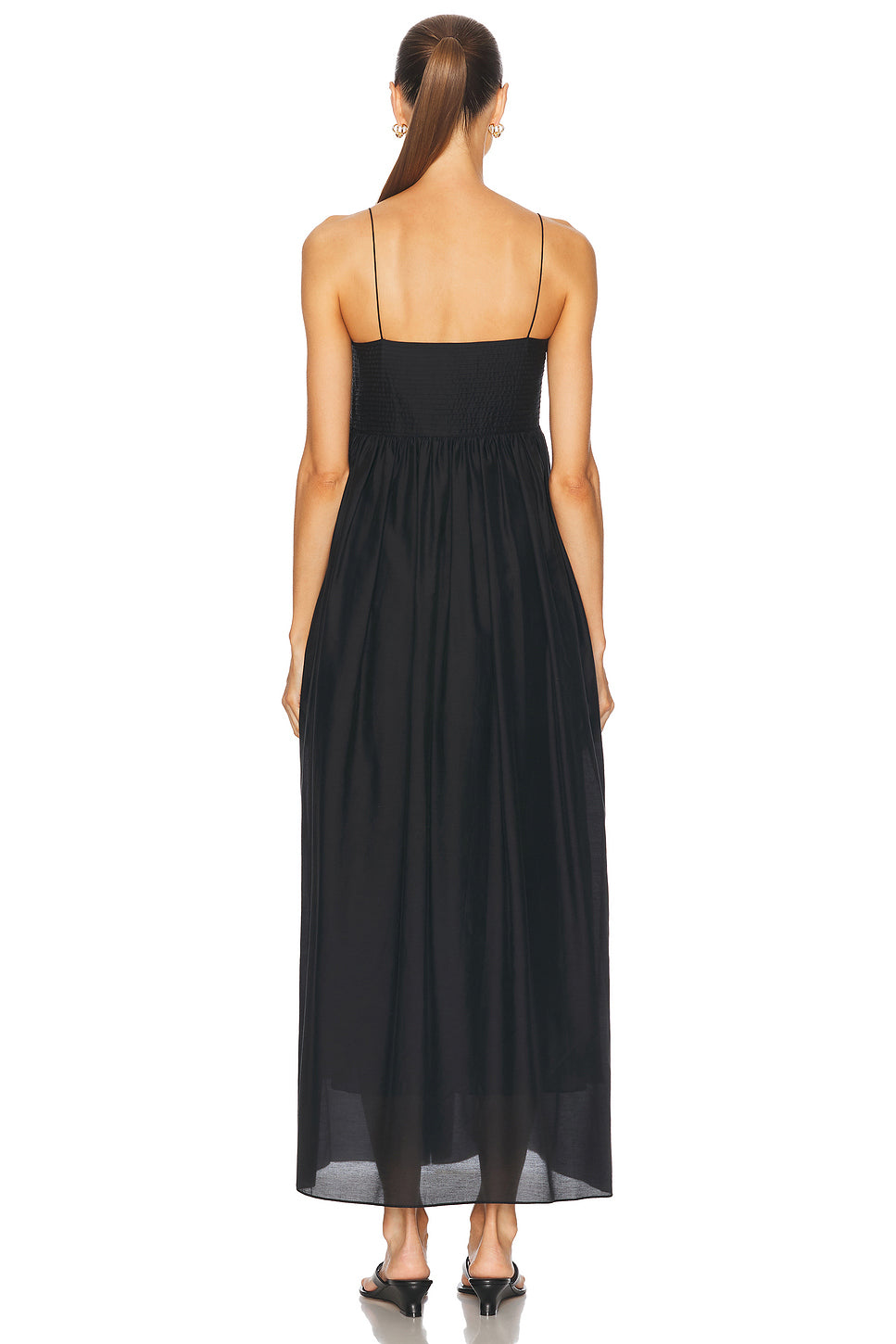 Empire Pintuck Bodice Dress