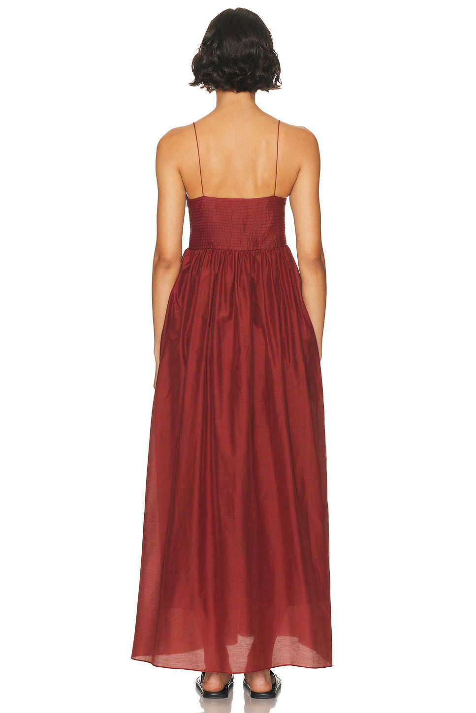 Empire Pintuck Bodice Dress