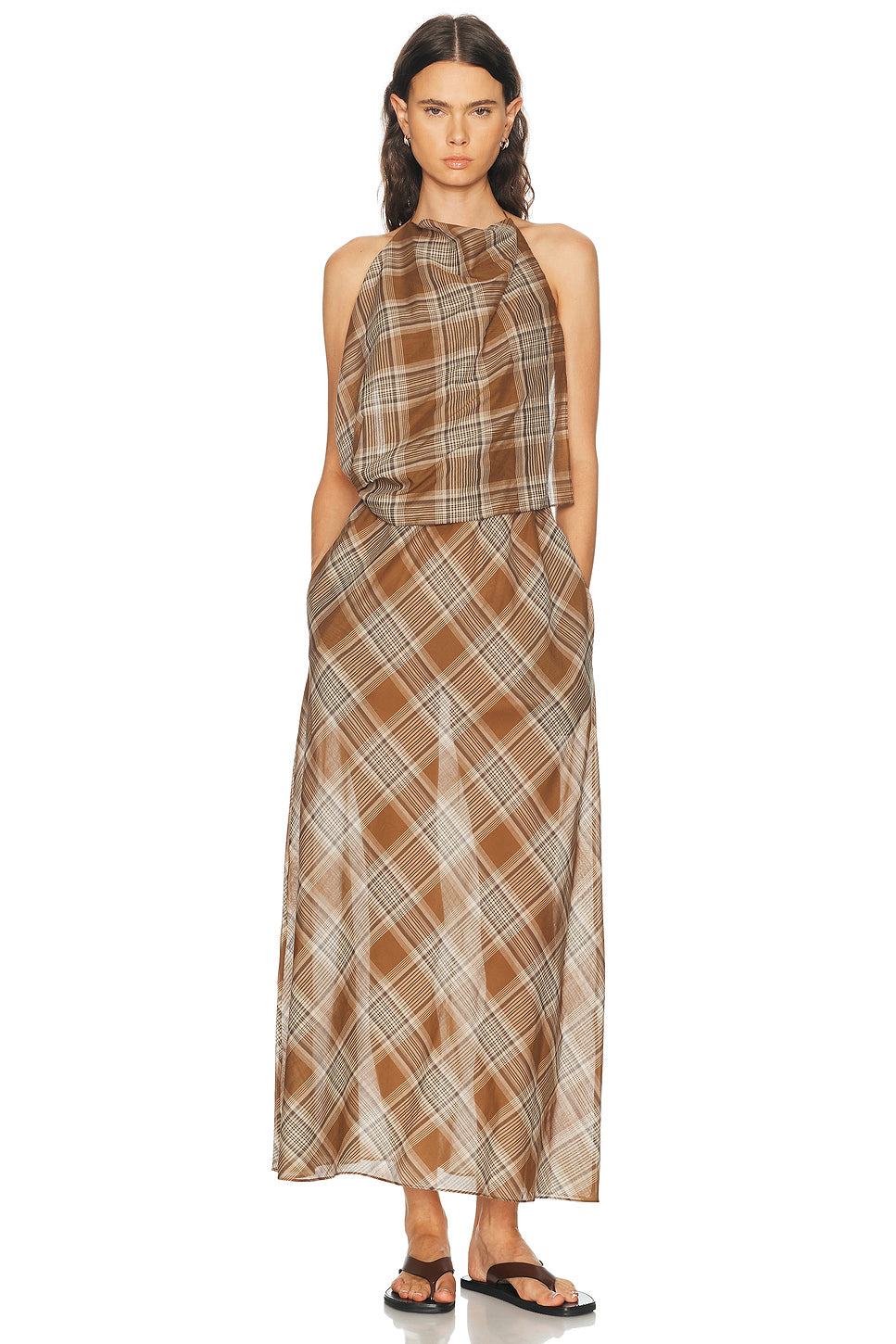 Layered Halter Dress