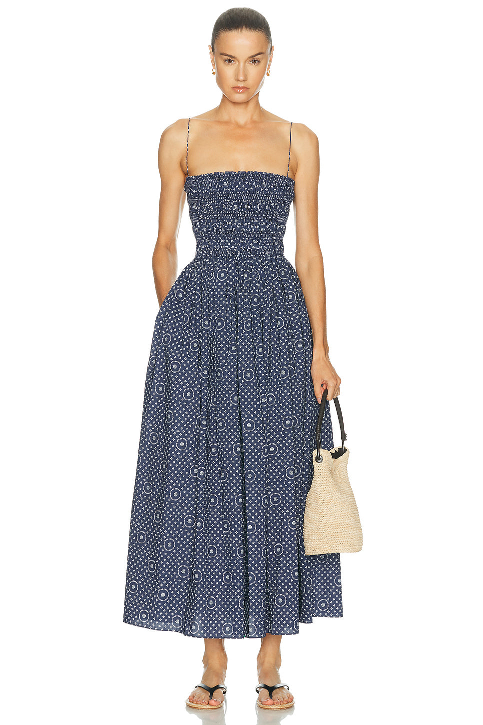 Shirred Bodice Dress
