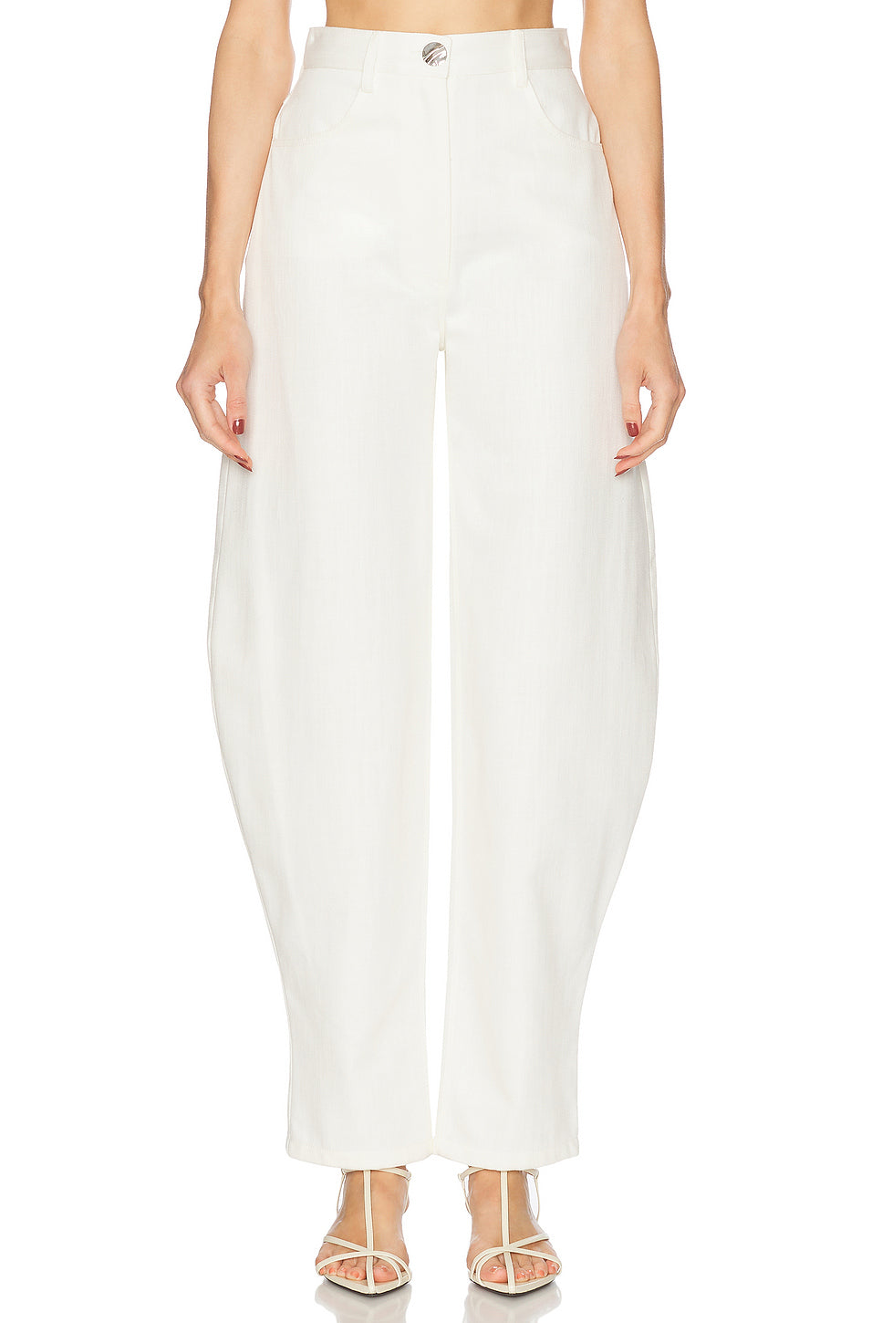 High Waist Barrel Leg Jeans
