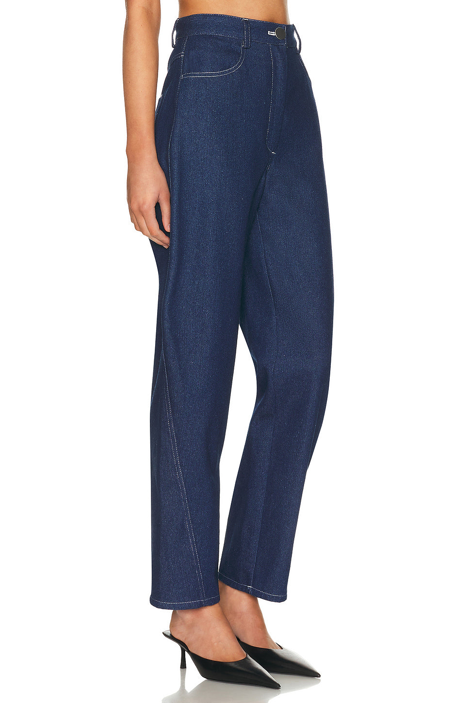 High Waisted Straight Leg