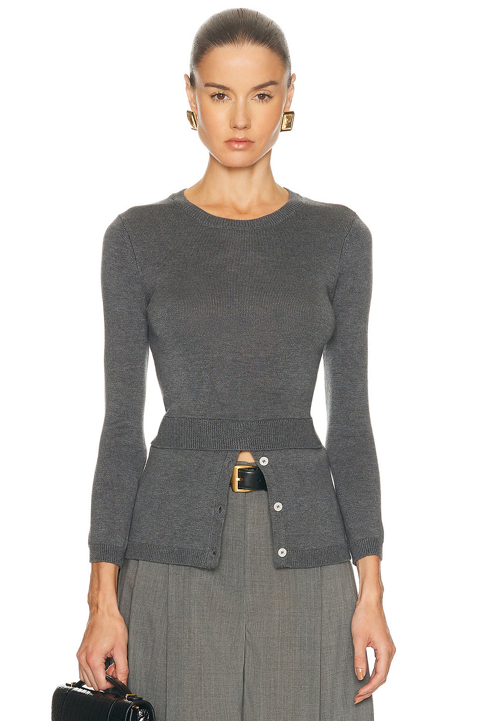 Layered Long Sleeve Sweater
