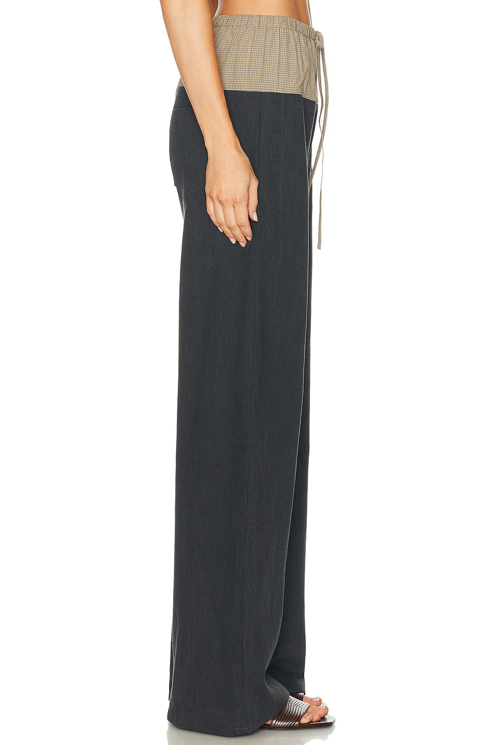 Drawstring Combo Pant
