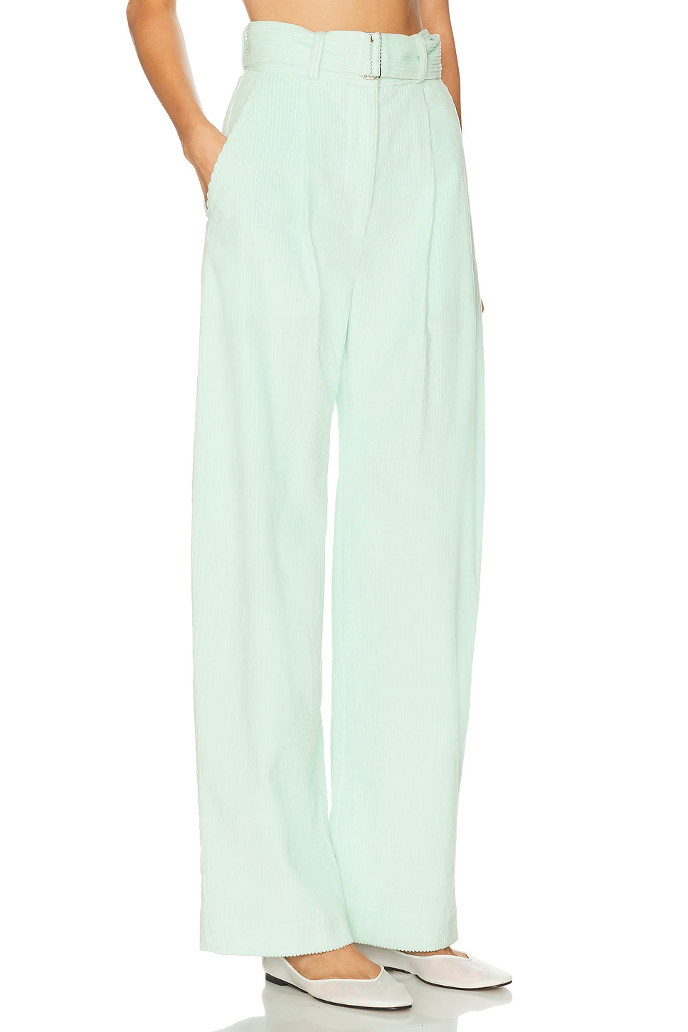 Tie Neck Button Up Shirt