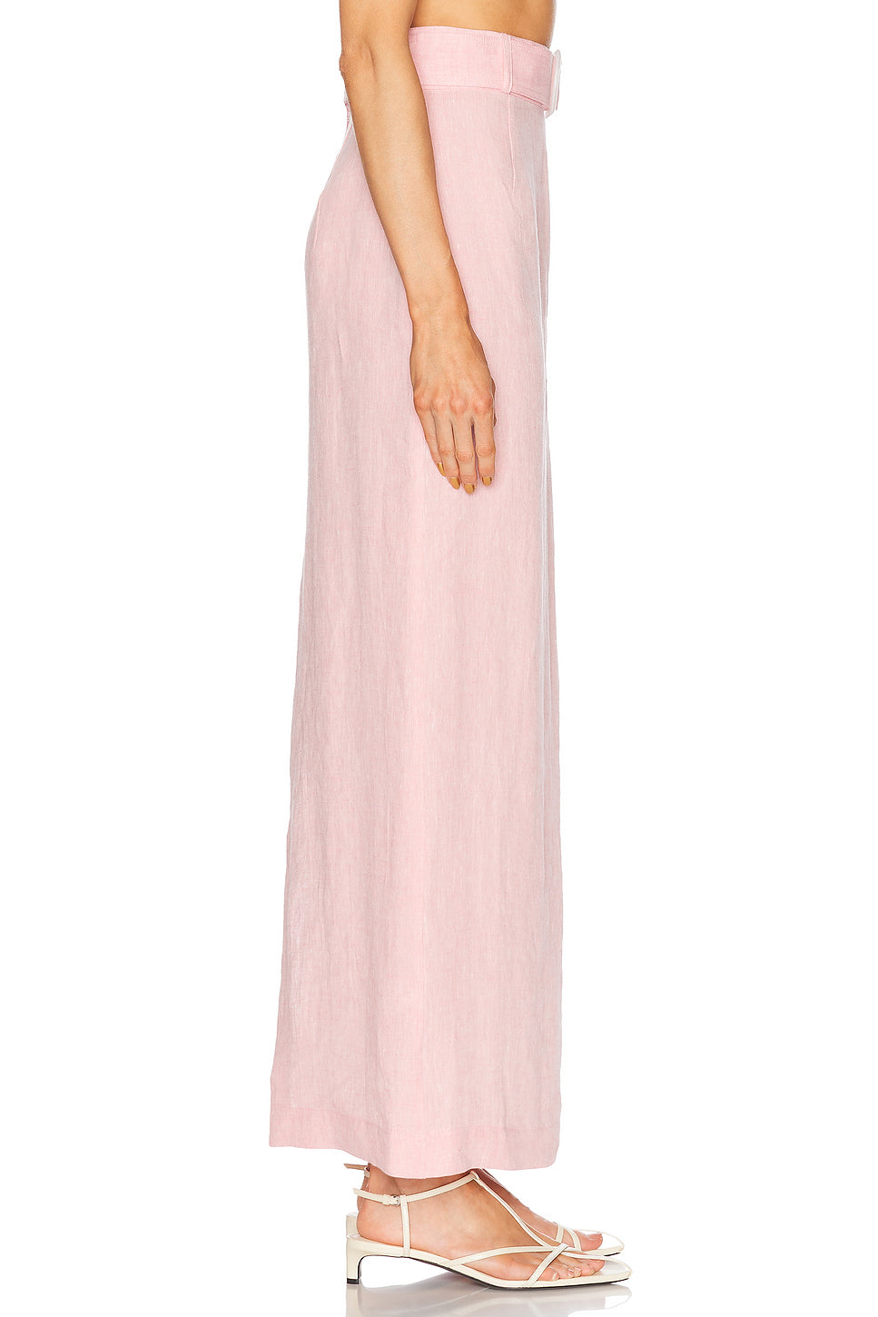 Belted Maxi Pencil Skirt