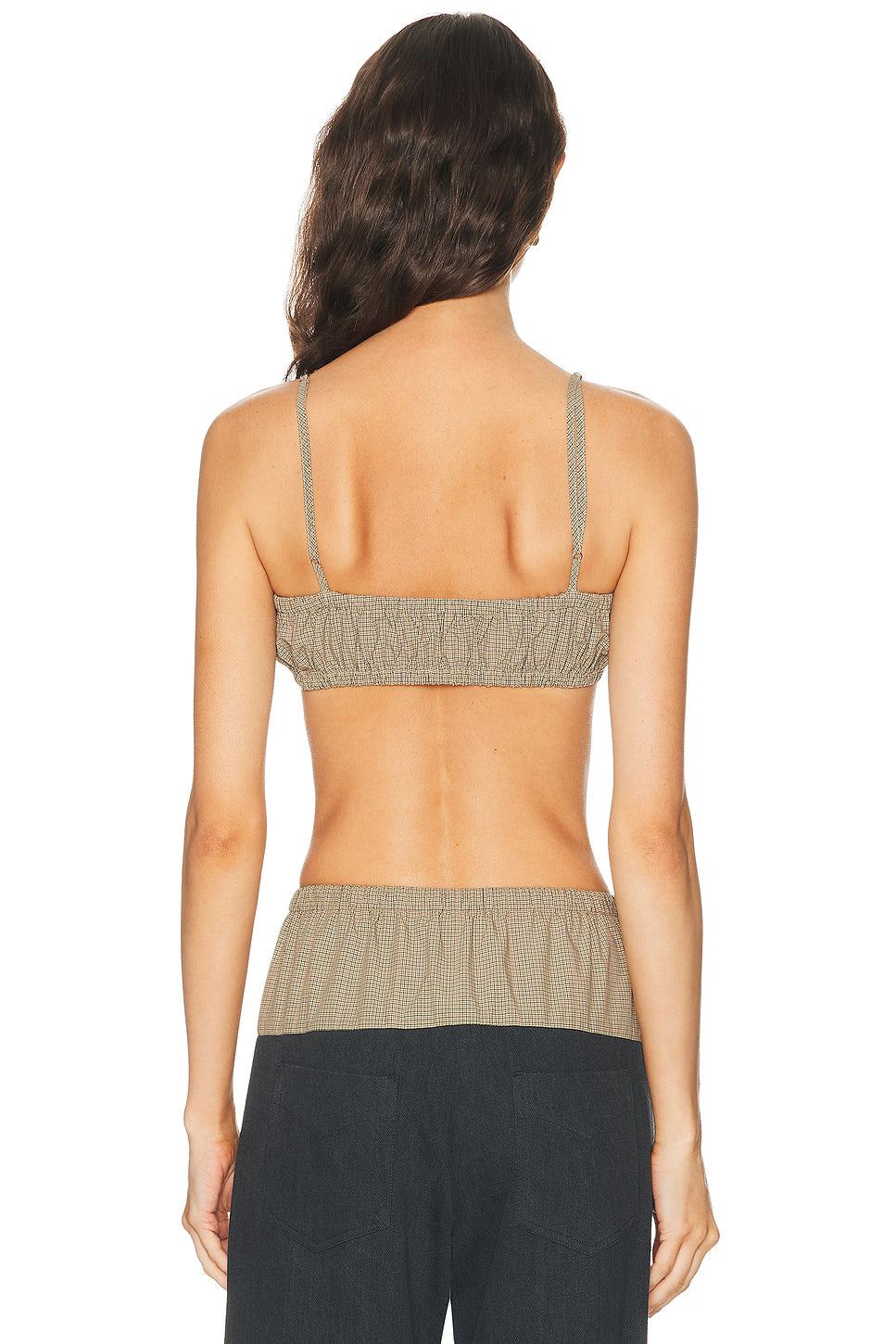 Bubble Bandeau Crop Top