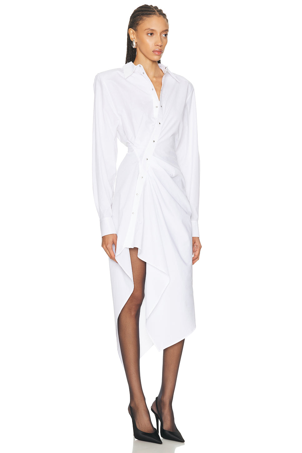 Asymmetrical Shirt Dress