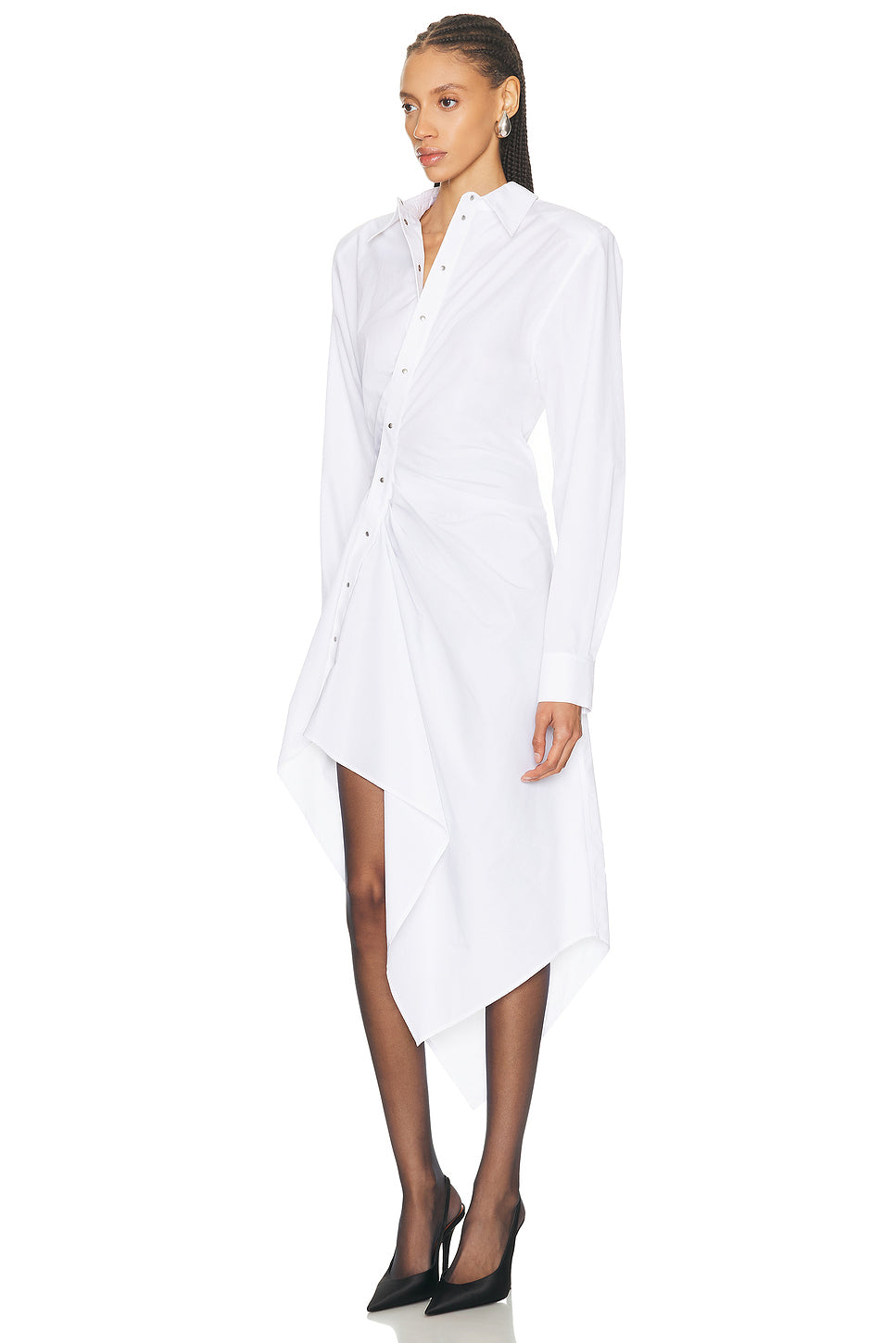 Asymmetrical Shirt Dress