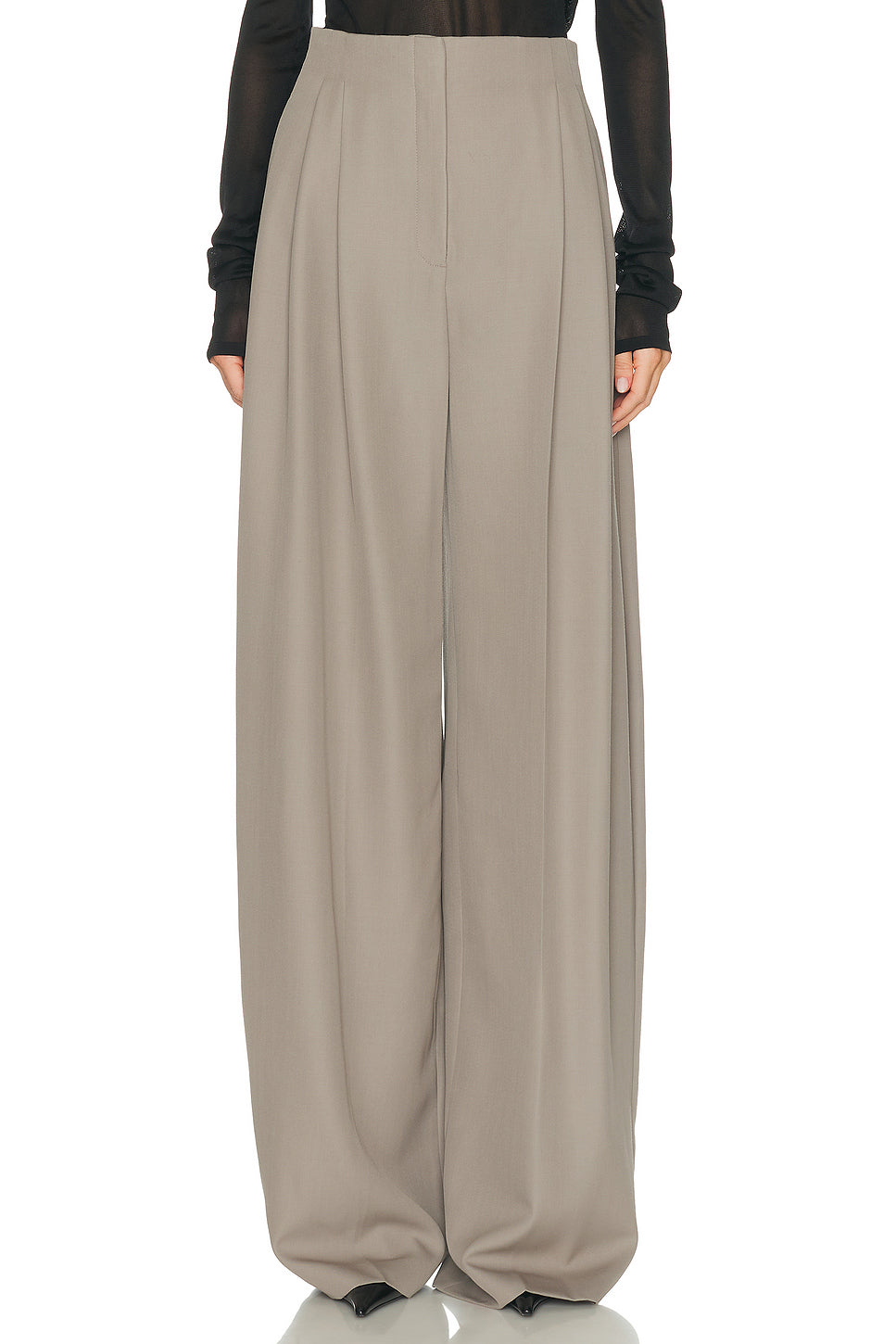 High Waist Wide Leg Trouser