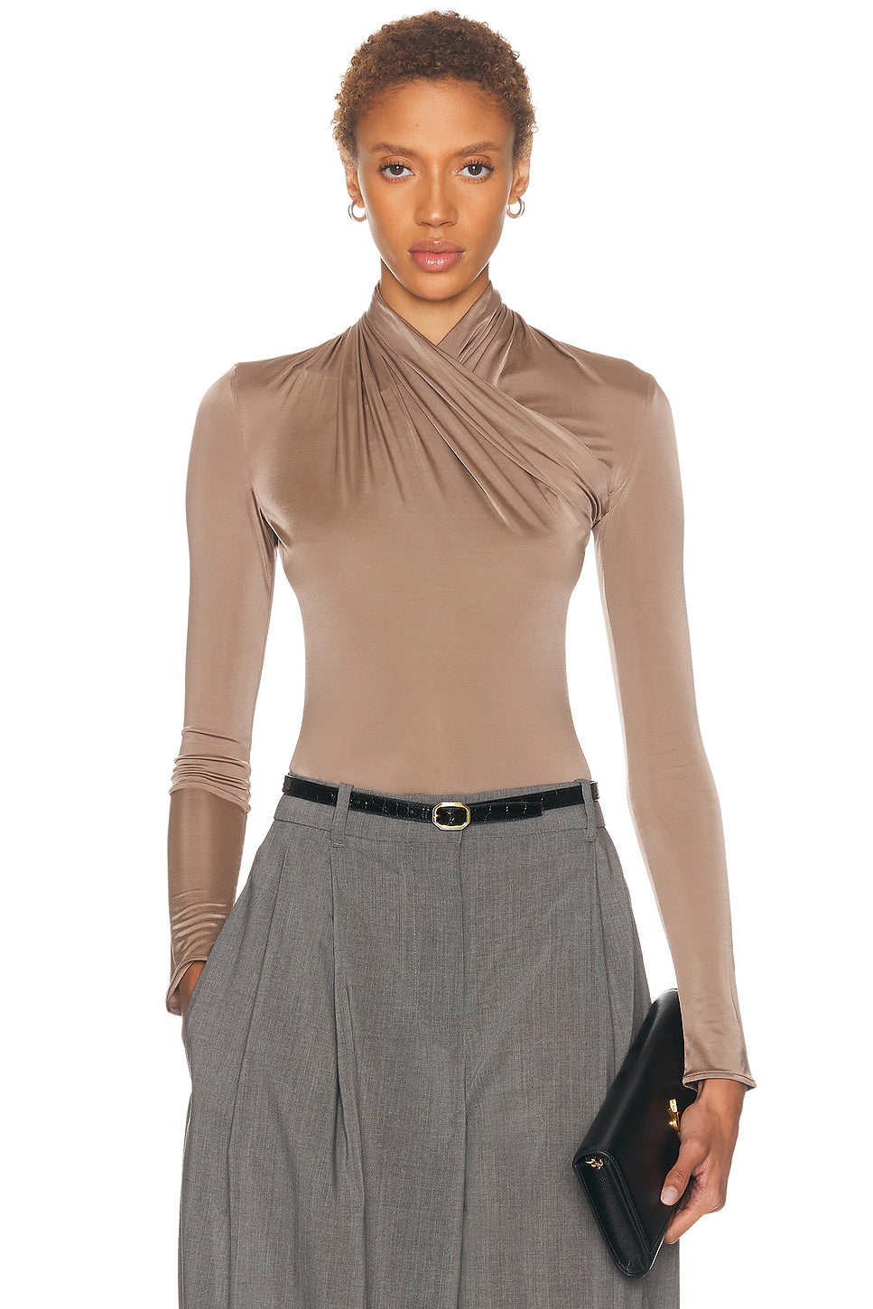 Long Sleeve High Neck Bodysuit