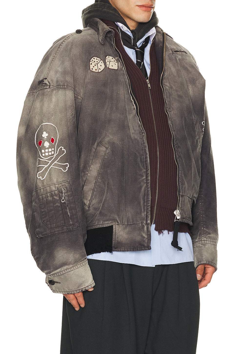 Sun Faded Military Jacket