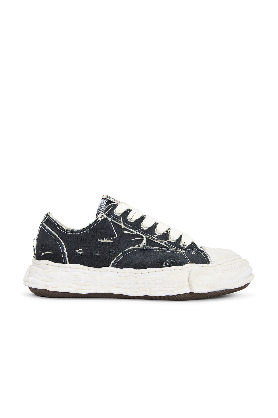 Peterson23 Sole Ripping And Over Dyeing Canvas Low -Top Sneaker