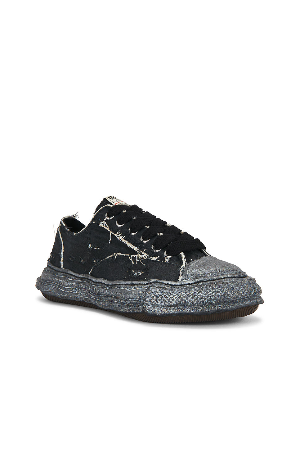 Peterson23 Original Sole Ripping And Over Dyeing Canvas Low -Top Sneaker