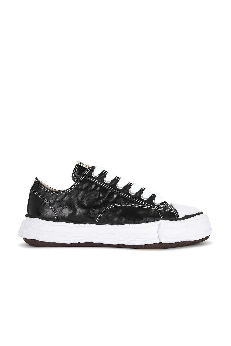 Peterson23 Wrinkled Leather Lowtop Sneakers