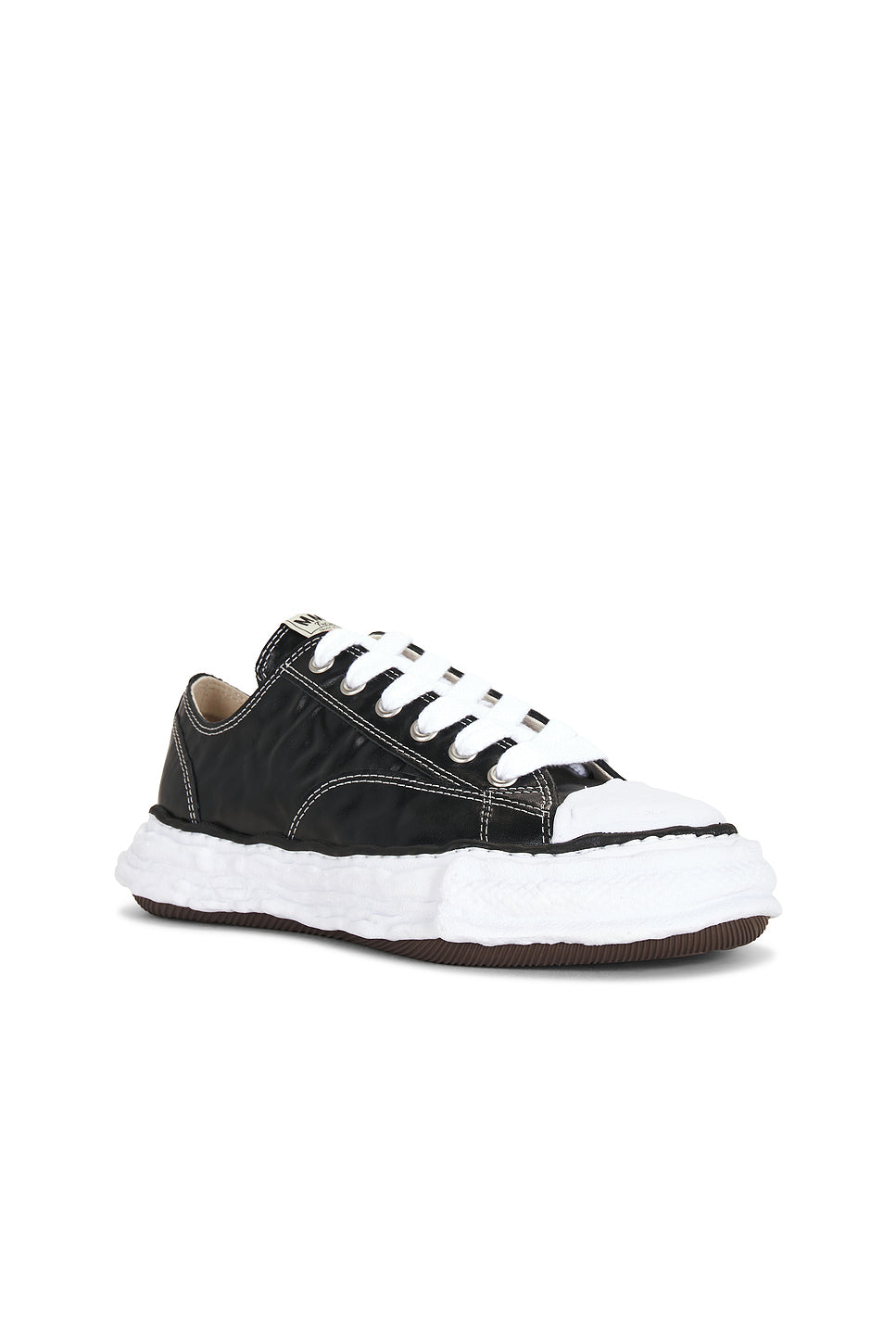 Peterson23 Wrinkled Leather Lowtop Sneakers