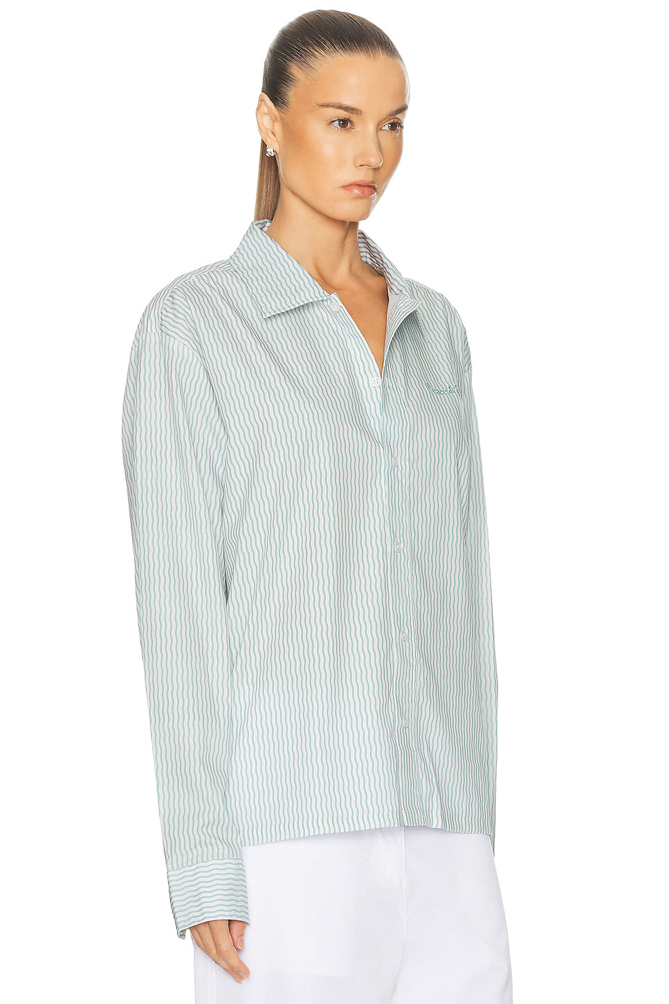 Wordmark Button Up Shirt