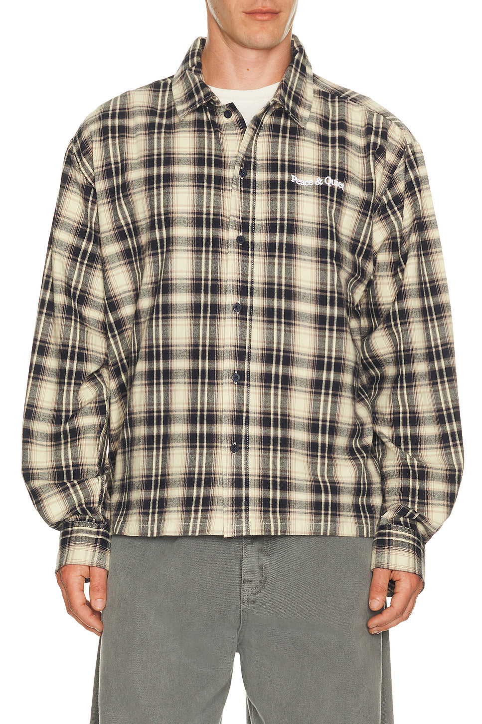 Wordmark Button Up