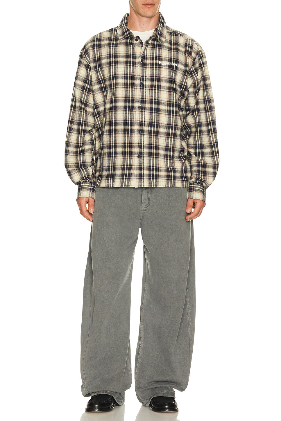 Wordmark Button Up
